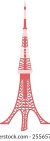 Vector illustration of Tokyo Tower