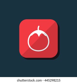 Vector illustration of tomato icon
