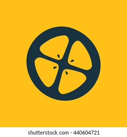 Vector illustration of tomato slice icon