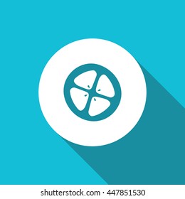 Vector illustration of tomato slice icon