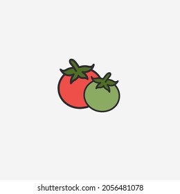 Vector illustration of tomato vegetable 