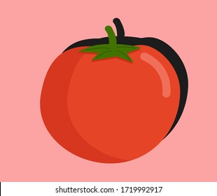 Vektorgrafik mit Tomatengemüse