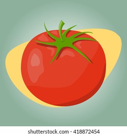 Vector illustration of tomatoes
