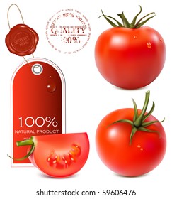 Vector illustration. Tomatoes.