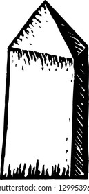 Vector illustration of tombstone