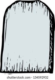 Vector illustration of a Tombstone