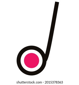 Ilustración vectorial de un icono de tono con una técnica de dibujo desordenada.