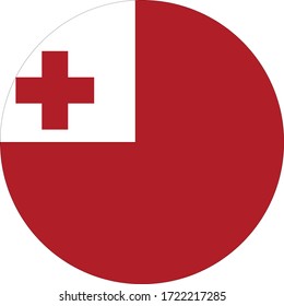 ilustración vectorial de la bandera Tonga