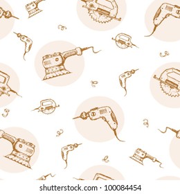Vector illustration. Tool background