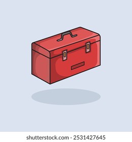 Vector illustration Tool Box. Vector design Box. Tool Box Vector Cartoon design illustration and icon for website, digital and print