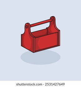 Vector illustration Tool Box. Vector design Box. Tool Box Vector Cartoon design illustration and icon for website, digital and print