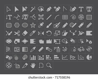 Ilustraciones Imagenes Y Vectores De Stock Sobre Icons Adobe