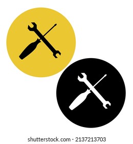 vector illustration tool icons desing template