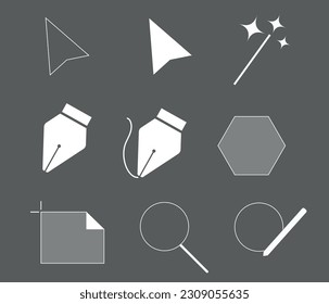 in icons Tools illustrator