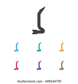 Vector Illustration Of Tools Symbol On Crowbar Icon. Premium Quality Isolated Jimmy Element In Trendy Flat Style.