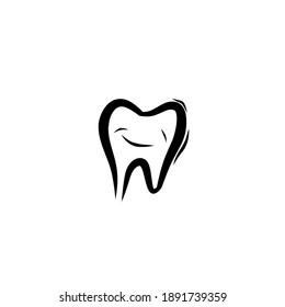 Vector illustration of tooth icon