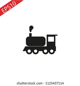 Vector illustration of a tooth of a steam locomotive. eps 10.