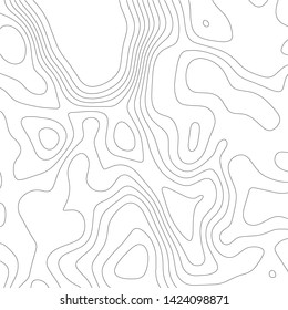 Vector illustration. Topographic map world. Geography.
