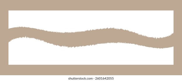 Vector illustration of a torn blank paper or card	
