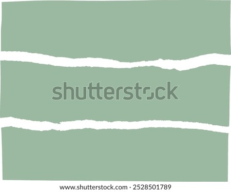 Vector illustration of torn paper