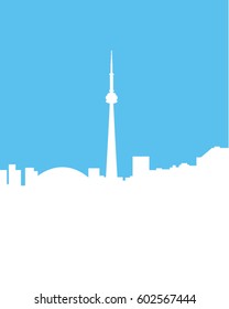 Vector Illustration of the Toronto Skyline