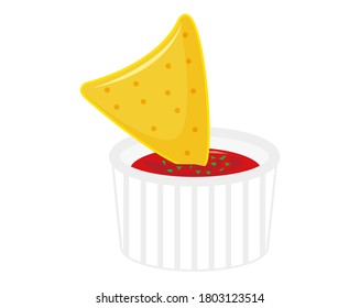 Ilustración vectorial de las tortillas.