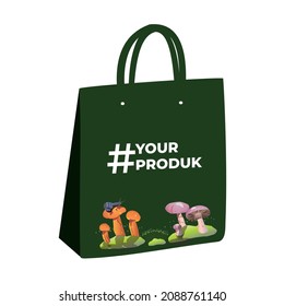 Vector illustration of a tote bag, goodie bag for your product needs