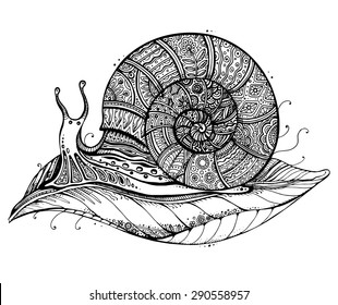 1,890 Tattoo designs snail Images, Stock Photos & Vectors | Shutterstock