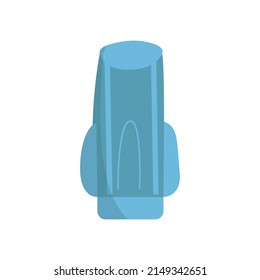 Ilustración vectorial de la mochila turística