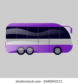 Ilustración vectorial de autobús turístico