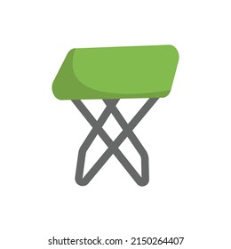 Vector illustration of tourist chair