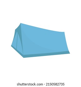 Vector illustration of tourist tent