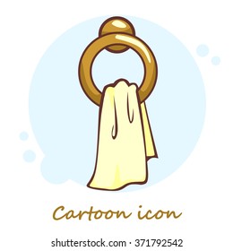 Vector illustration of 
towel