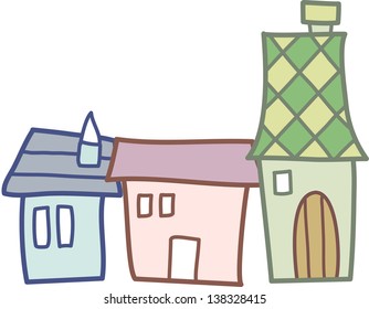 Ilustración vectorial de una ciudad