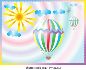  vector illustration toy  balloon