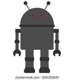 Vector illustration of a toy Robot