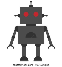 Vector illustration of a toy Robot