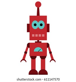 Vector illustration of a toy Robot 