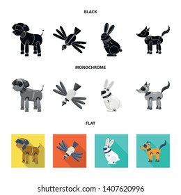 Vector illustration of toy and science icon. Collection of toy and toy vector icon for stock.