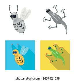 Vector illustration of toy and science symbol. Collection of toy and toy vector icon for stock.