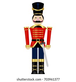 Vector Illustration Of A Toy Soldier