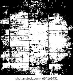Vector illustration of trace old retro grunge texture background with black and white color