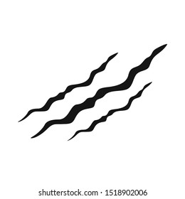 Vector illustration of track and cocain icon. Web element of track and powder stock vector illustration.