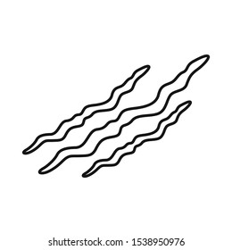 Vector illustration of track and cocain sign. Web element of track and powder stock vector illustration.
