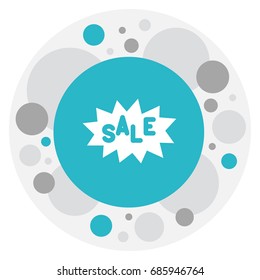 Vector Illustration Of Trade Symbol On Sale Label Icon. Premium Quality Isolated Discount Tag  Element In Trendy Flat Style.