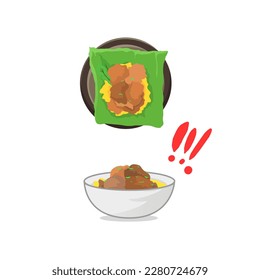 vector illustration of tradiosion food, cuisine, world culinary cuisine from around the world