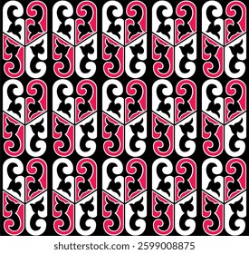 Vector illustration of traditional batik Medan North Sumatra Indonesia with gora motif, suitable for background, batik cloth motif, cover, decoration