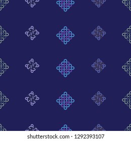 Vector illustration of traditional celtic knot  symbol, ornaments arranged in geometric layout. Ideal for gift wrap, home decor.