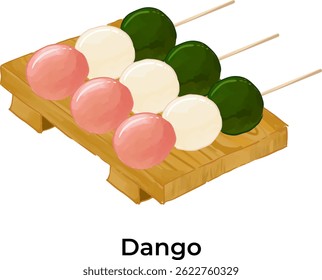 Vector illustration of traditional Japanese food featuring ramen and assorted sushi. Colorful and detailed design perfect for restaurant menus, food packaging, culinary blogs, or Asian cuisine project