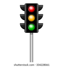 Green Traffic Light Stock Vector (Royalty Free) 1038861346 | Shutterstock